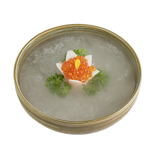 Sashimi trứng cá hồi